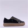 Paul Green Side Zip Platform Trainer - Dark Navy Patent